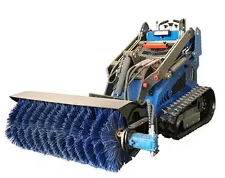 Mini Skid Steer Angle Broom