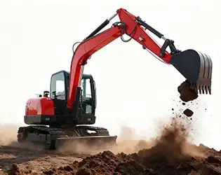 6T Compact Excavator with 360° Flexibility: Digging, Lifting, Trencher