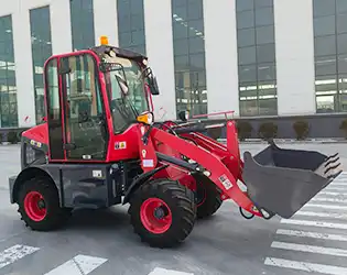 What are the environmental benefits of using electric wheel loaders?