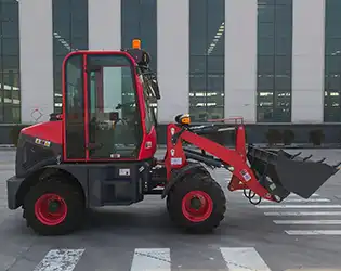 What are the key specifications of diesel-powered wheel loaders?