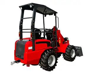 What are the best practices for operating a diesel wheel loader safely?