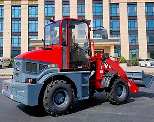 What are the advantages of using a compact articulated loader?