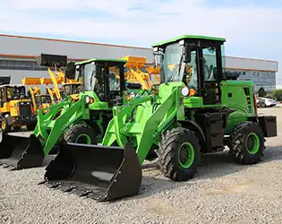 How does the performance of electric wheel loaders compare to diesel-powered models?