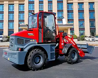 How do compact articulating loaders perform in terms of fuel economy and maintenance?