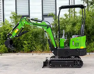 Is a 1-ton mini excavator suitable for tight spaces?