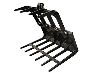 What Are the Key Features of a High-Quality Mini Skid Steer Log Grapple?