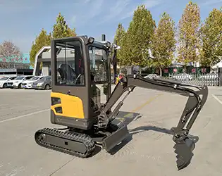 What are the advantages of using a 1.8-ton mini excavator?