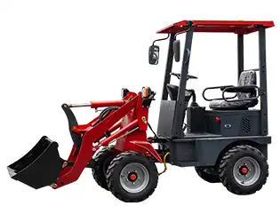 What are the advantages of using a small articulating loader?