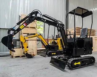 How deep can a 1.2-ton mini excavator dig?